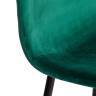 Стул Бриз/Breeze (мод.4724)/2 шт. в упаковке велюр/металл, Emerald (изумрудный) HLR56 / черный, 44 х 53 х 87 см (Комплект из 2 шт.) изумрудный велюр/металл