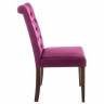 Стул AMELIA dark walnut / fabric purple Стул AMELIA dark walnut / fabric purple