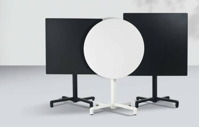 Столешница квадратная Solid Compact 890x890 антрацит 890х890х12 мм