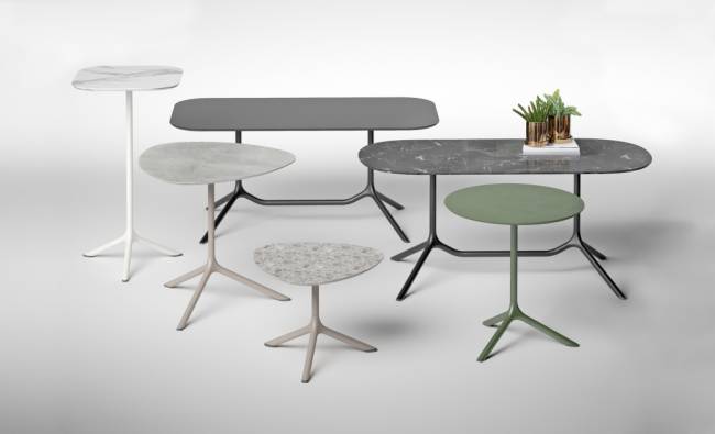 Столешница круглая Compact Laminate для подстолья Nemo, Domino, Tiffany, Cross антрацит Ø600х10 мм