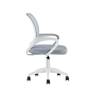 Кресло офисное TopChairs Simple SN серый пластик белый