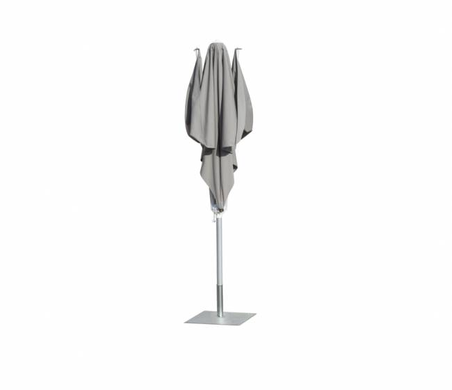 Зонт-парусник 2х2 м Vela Titanium титан, серо-коричневый 2000х2000 мм