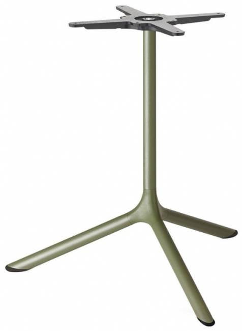 Стол ламинированный обеденный Tripe Maxi оливковый, кортен 830х830х740 мм Стол ламинированный обеденный Tripe Maxi оливковый, кортен 830х830х740 мм