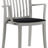 Кресло пластиковое с обивкой Eden-K Soft 600х540х860 мм