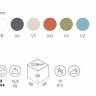 Кресло металлическое Summer ивовый зеленый 570х555х800 мм
