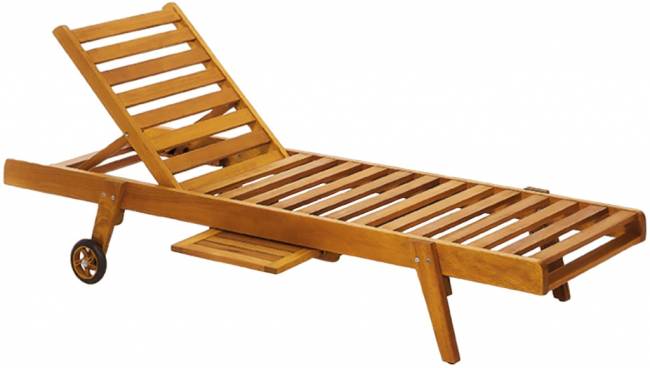Шезлонг-лежак деревянный Standard 2000х650х300 мм