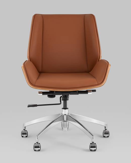 Кресло офисное TopChairs Crown SN коричневый