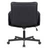 Кресло офисное TopChairs Foldo с откидными подлокотниками черное