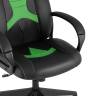 Кресло игровое TopChairs ST-CYBER 8 черный/салатовый