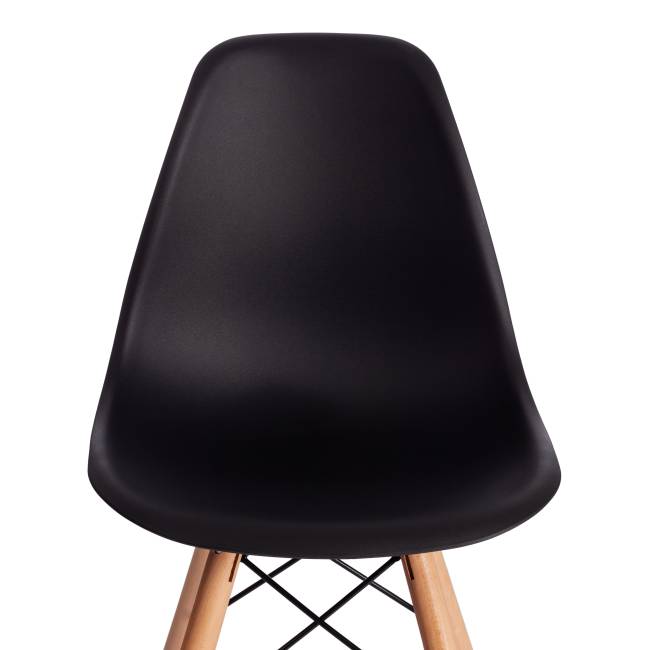 Стул барный Синди Бар Чаир/Cindy Bar Chair (мод.80-1)/2 шт. в упаковке дерево бук/металл/пластик, 50х51х109см, черный 3010/ натуральный (Комплект из 2 шт.) черный дерево бук/металл/пластик