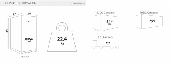 Стул пластиковый полубарный Cross Bar 65 белый 450х500х960 мм