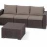 Комплект мебели Калифорния сет (California 3 seater set) коричневый