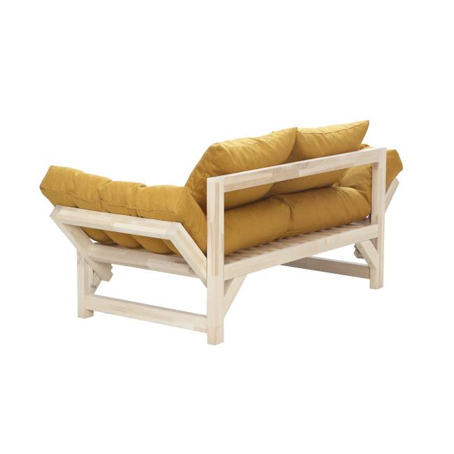 Диван Бинго ткань savana plus yellow, каркас лак
