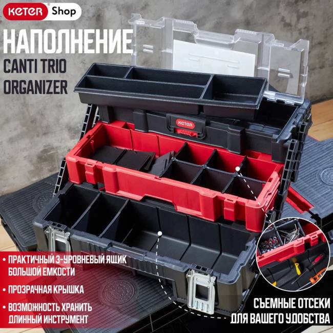 Ящик для инструментов Canti trio organizer (17198033)