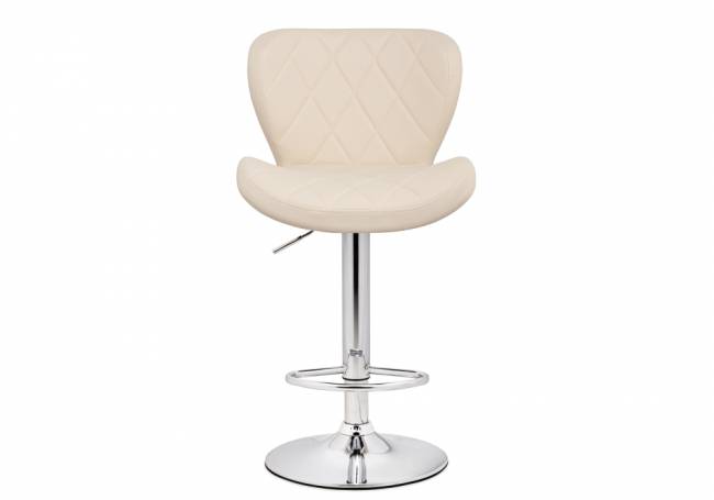 Барный стул Porch beige / chrome