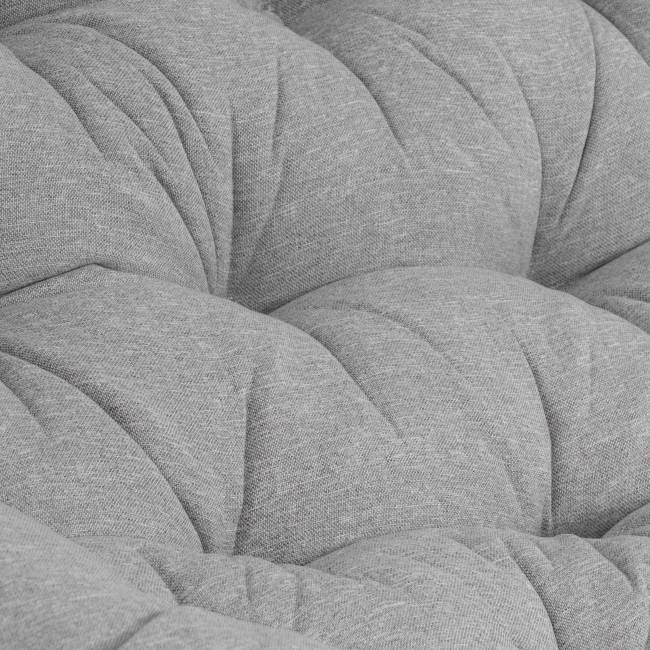 Матрац для кресла Папасан/Papasan (23/01) ткань, серо-бежевый, 3м 16/2, 125х125х15см серо-бежевый ткань