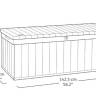 Сундук Дарвин 380 л (Darwin Box 380L) коричневый