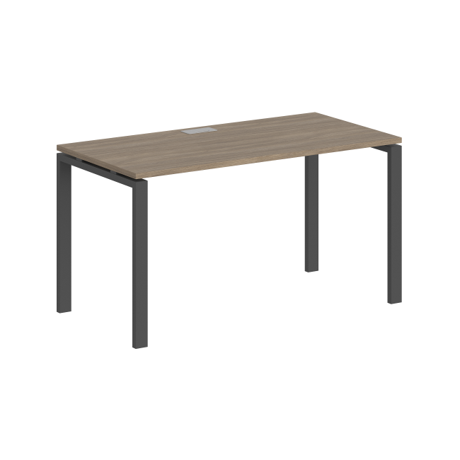 SG.203.OD.63.AN / Стол 1600х600х750 / профиль: 60х30 антрацит; столешница: дуб темный
