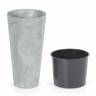 Кашпо для цветов "Prosperplast Tubus Slim Beton", бетон, 64+35л Кашпо для цветов "Prosperplast Tubus Slim Beton", бетон, 64+35л
