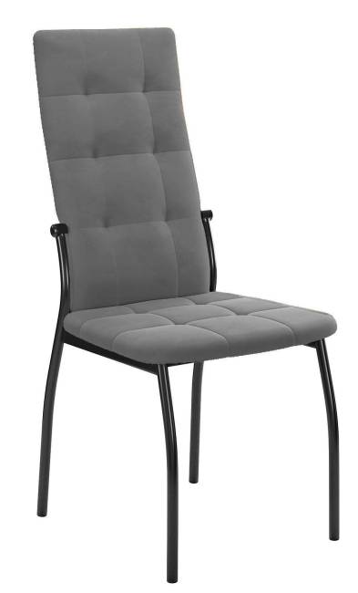 Стул DikLine ГАЛС-М каркас черный/ B22 GREY Стул DikLine ГАЛС-М каркас черный/ B22 GREY