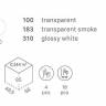 Стул прозрачный Zebra Antishock хром, прозрачный 510х530х800 мм