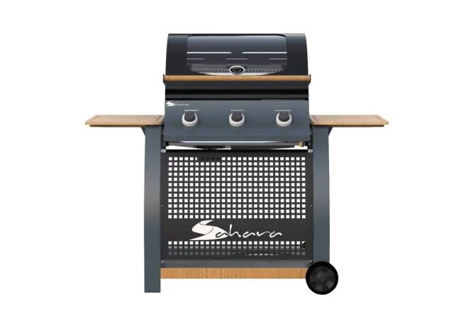 Газовый гриль Sahara S350 3B BBQ Smokey Teal