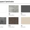 Столешница круглая Compact Laminate для подстолья Tiffany XL антрацит Ø1400х12 мм