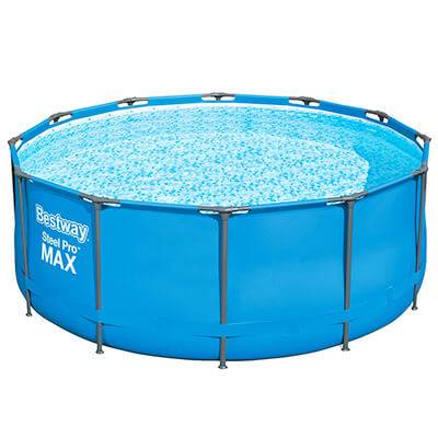 Каркасный бассейн Steel Pro Max 366х122см, 10250л, фил.-насос 2006л/ч, лестница, тент