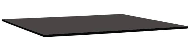 Столешница прямоугольная Solid Compact 1390x690 антрацит 1390х690х12 мм
