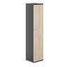 AG.209.AN.AN.AR.R / Шкаф 5 ур. 400 с высокой дверью / корпус:антрацит, топ/дно:антрацит, фасады:ак.равелло