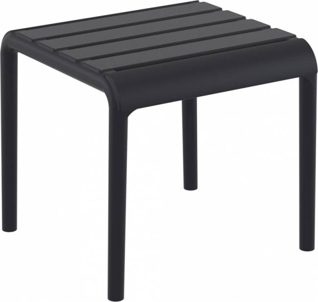 Столик пластиковый журнальный Paris Side Table черный 420х410х400 мм