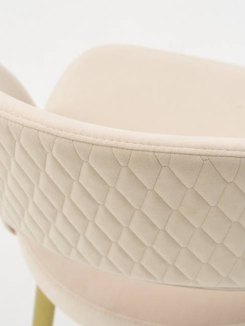 Стул Dominic ivory Romb / Gold