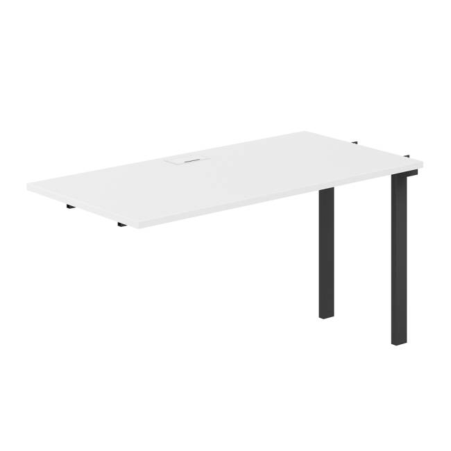 SG.261.WH.63.AN / Секция рабочей станции s-b-s 1200х600х750 / профиль: 60х30 антрацит; столешница: белый