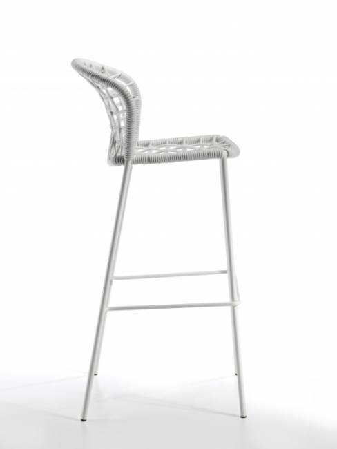 Стул плетеный барный Sanela Stool 75 570х510х1010 мм