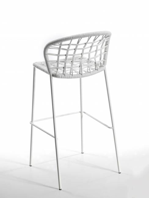 Стул плетеный барный Sanela Stool 75 570х510х1010 мм