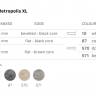 Столешница прямоугольная для подстолья Metropolis XL цементный 2100х1000х12 мм