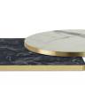 Столешница круглая Laminate для подстолья Tiffany белый мрамор Каррара Ø600х30 мм