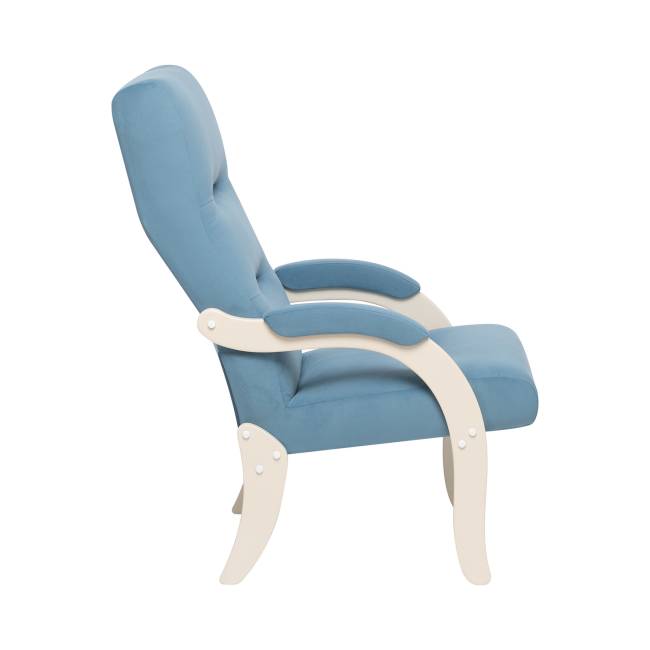 Кресло Leset Дэми Слоновая кость Велутто 47 (синий)