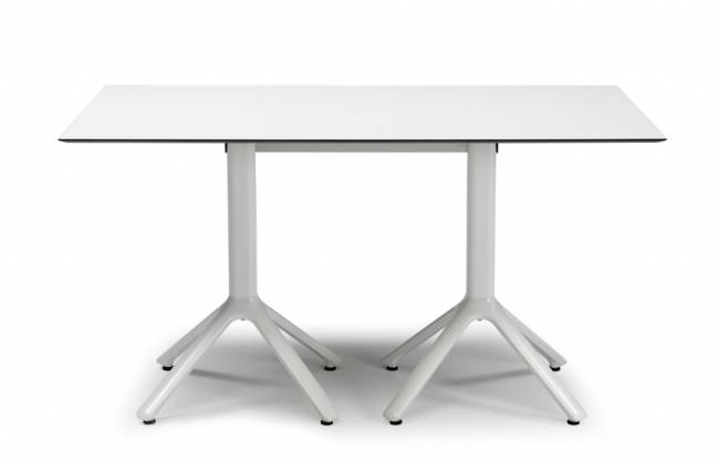 Столешница прямоугольная Compact Laminate для подстолья Nemo Double белый 1200х800х12 мм