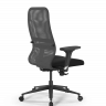 Кресло SynchroSit 8 B2-8D - X1+UMF(X1) /Uh00/Wh00/D02P(M20.B11.G19.W02), св.серый-черный
