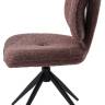 Стул ДЕЛИ (DELI) 360 град, цвет БРУСНИЧНЫЙ H300126-9 , ткань / ЧЕРНЫЙ каркас, ®DISAUR