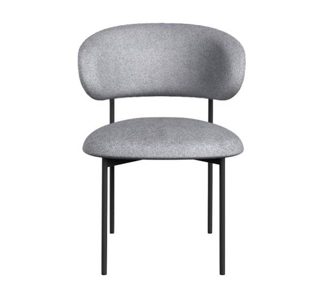Стул DikLine 201 NS10 GREY, ножки черные