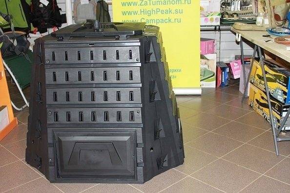 Компостер садовый 500 л BIOCOMPO IKBI500C черный
