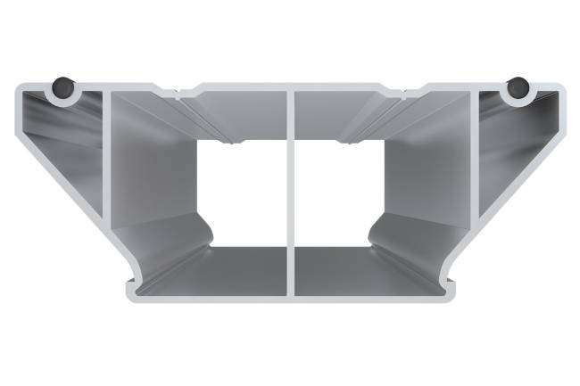 Стыковочная алюминиевая лага HILST 100x40x4000 мм