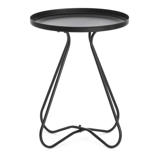 Стол журнальный Гленд/Gland металл, 40х40х45см, черный (Комплект из 5 шт.) черный металл