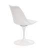 Стул Тулип Фэшн Чаир/Tulip Fashion Chair (мод.109)/1 шт. в упаковке металл/пластик/, 48х55х81см, белый/белый белый металл/пластик/PU