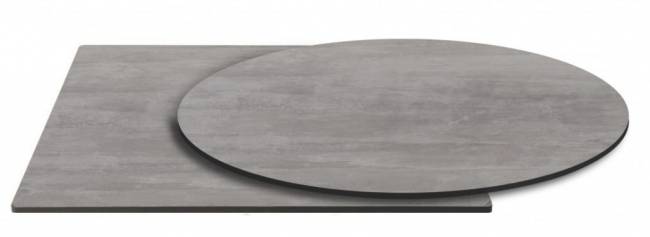 Столешница круглая Solid Compact Ø890 цемент Ø890х12 мм