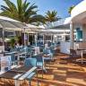Стул пластиковый Bora Bistrot голубой 490х540х830 мм