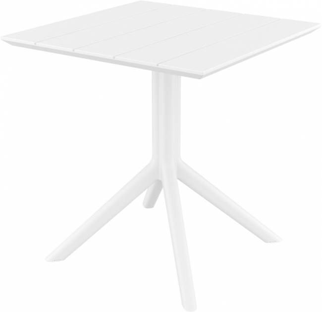 Стол пластиковый Paris Table 70 белый 700х700х740 мм