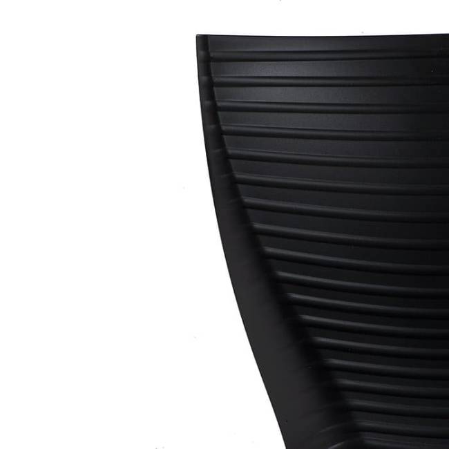 Стул пластиковый Gloria Standard черный 560х540х800 мм